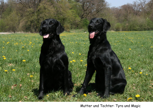 Mutter und Tochter: Tyra und Magic